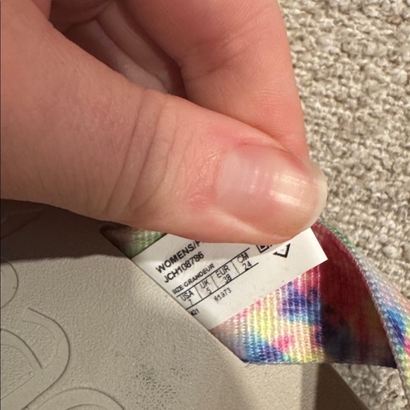 Chaco Chillos Flip (Women) - Light Tie Dye Size 7 - Picture 9 of 9